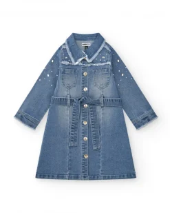 Vestido camisero denim para niña colección The Land of Ice